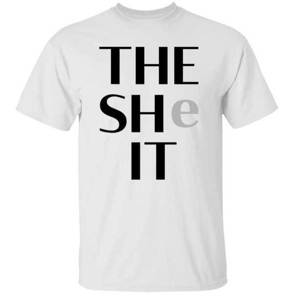 Woman Pronoun Tee THE SHe IT Pronoun 100% Cotton T-Shirt