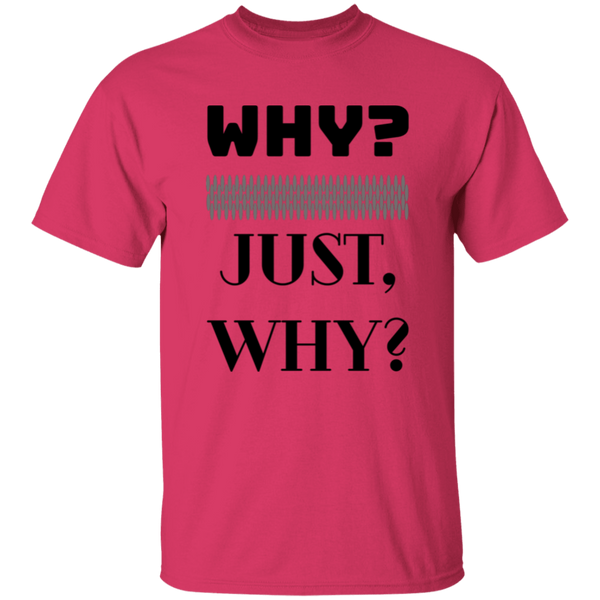 WHY? JUST, WHY?  5.3 oz. 100% Coton T-Shirt