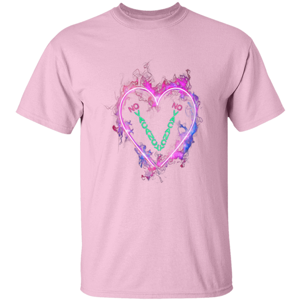 Burning Heart Flashing 'NO VACANCY' 5.3 oz. 100% Cotton T-Shirt