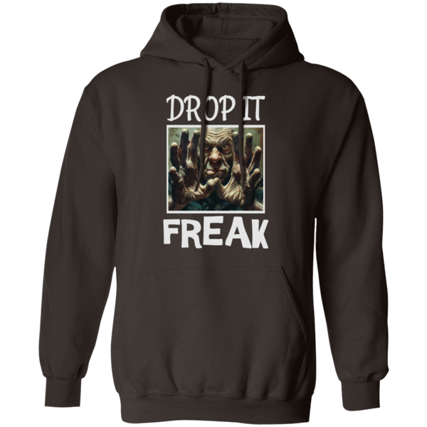 Drop It Freak Pullover Hoodie in Dark Colors