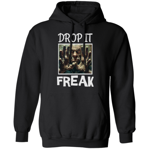 Drop It Freak Pullover Hoodie in Dark Colors