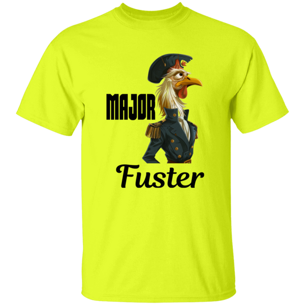 'Major Fuster' Design - Heavyweight 100% USA Cotton T-Shirt