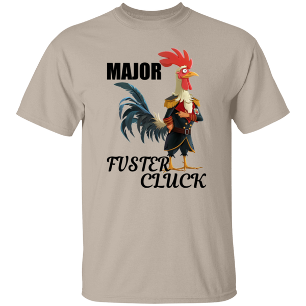 'Major Fuster Cluck' Design - Heavyweight 100% USA Cotton T-Shirt