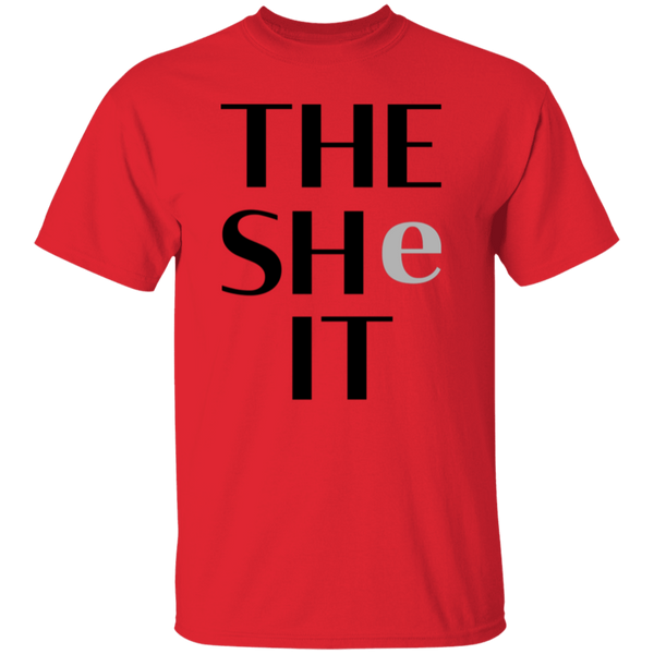 Woman Pronoun Tee THE SHe IT Pronoun 100% Cotton T-Shirt