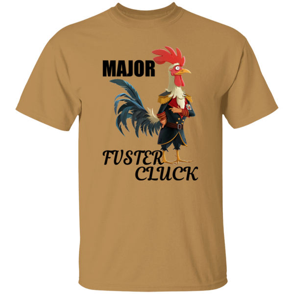 'Major Fuster Cluck' Design - Heavyweight 100% USA Cotton T-Shirt