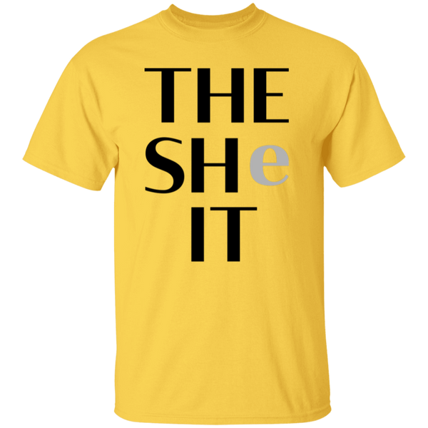 Woman Pronoun Tee THE SHe IT Pronoun 100% Cotton T-Shirt