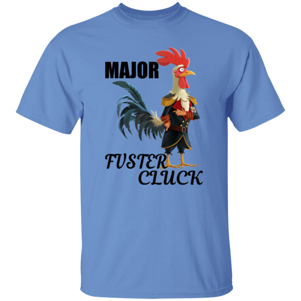 'Major Fuster Cluck' Design - Heavyweight 100% USA Cotton T-Shirt