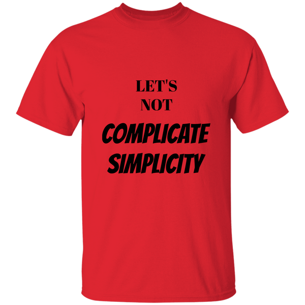 Complicate Simplicity Cotton T-Shirt