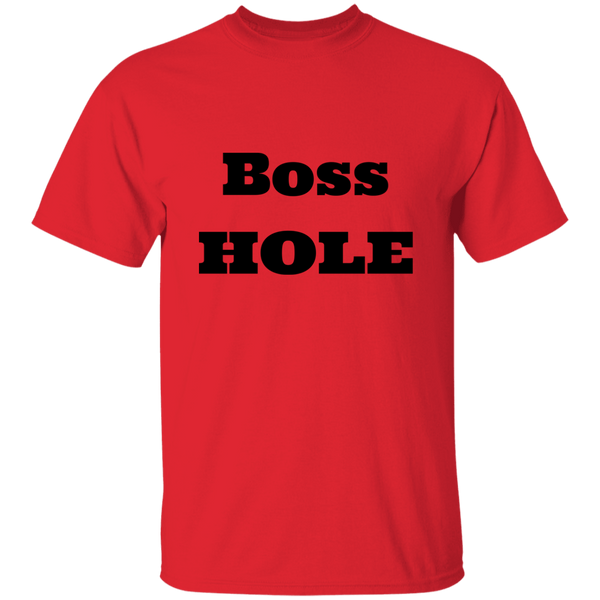 Boss Hole Cotton T-Shirt