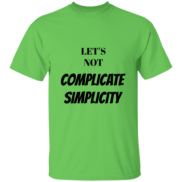 Complicate Simplicity Cotton T-Shirt