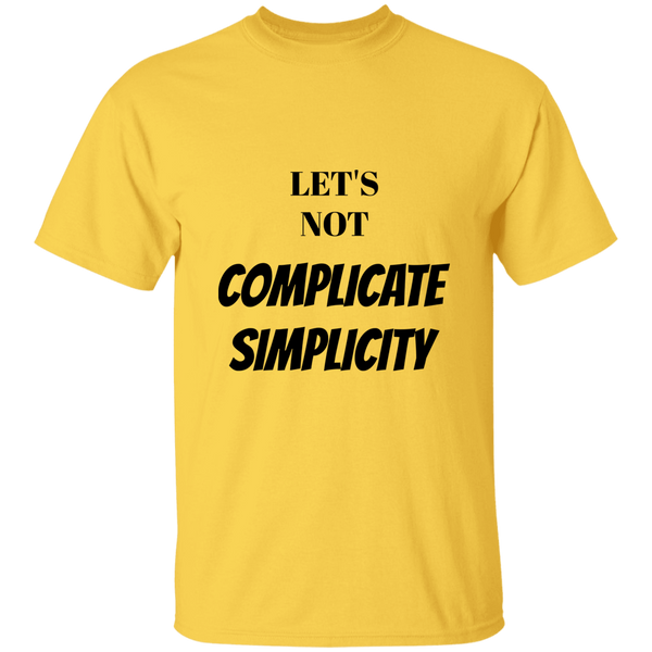 Complicate Simplicity Cotton T-Shirt